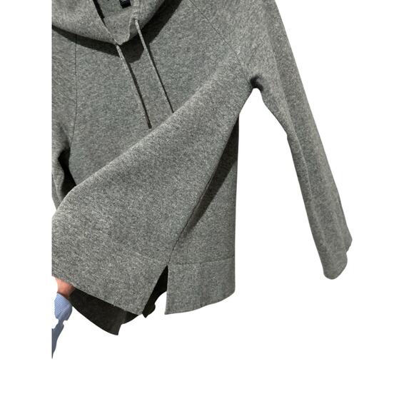 Ann taylor gray sweater Size S Wool cowl neckline wide, flared bell sleeves. - Picture 8 of 9